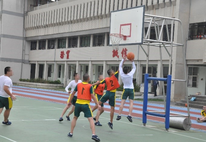 three-on-three basketball game