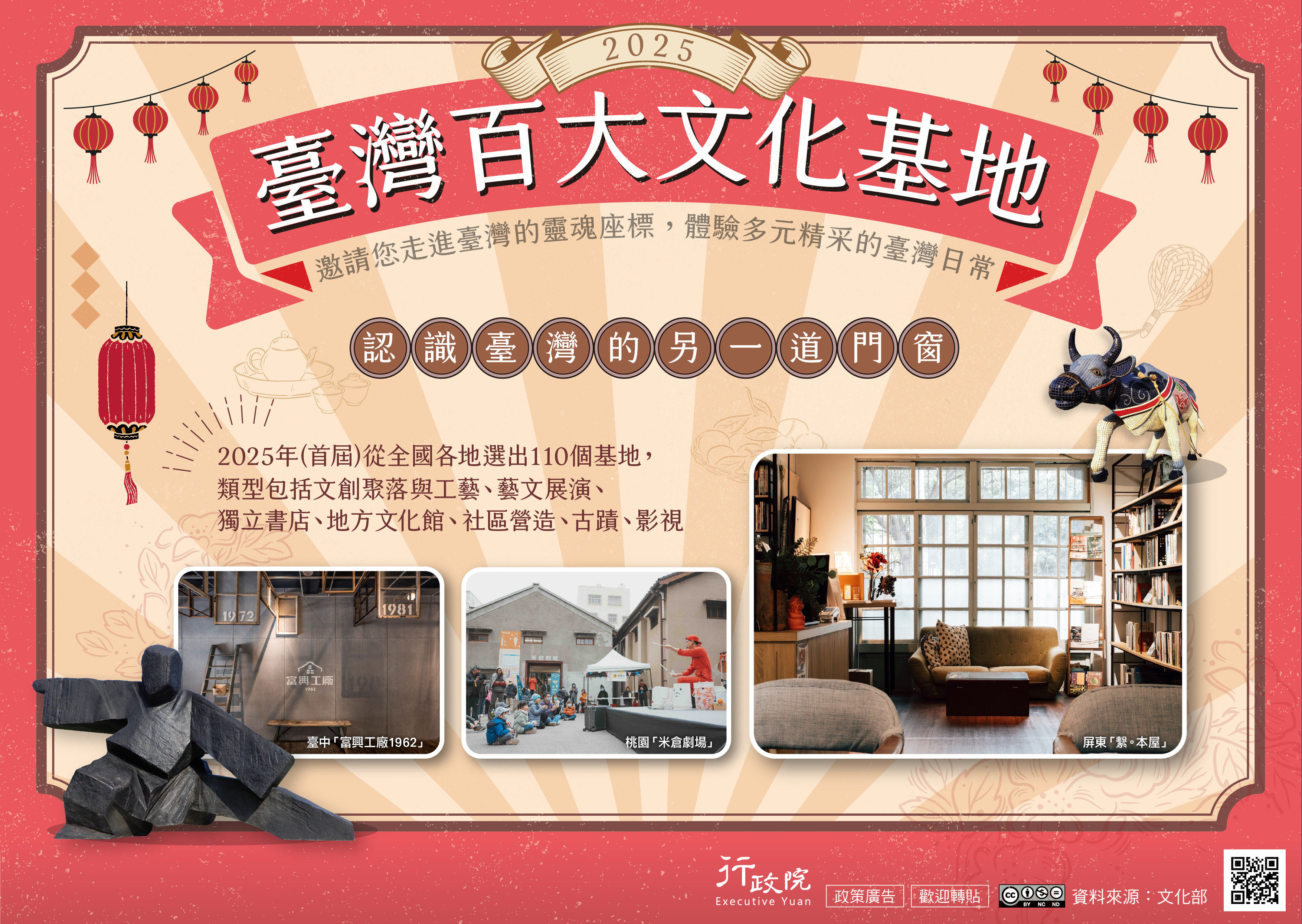 推動臺灣百大文化基地