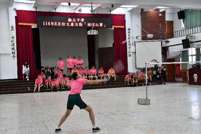 選手為班級團隊努力不懈
