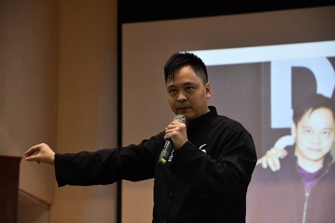 Lecture sharing personal experiences